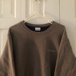 Columbia brown crewneck sweater